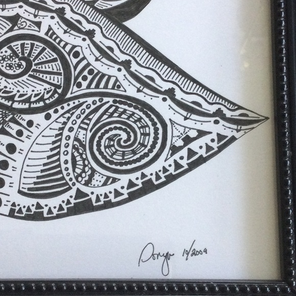 Original ink and pen hand drawn art work by Pennsylvania Artist 2009. - Picture 6 of 8